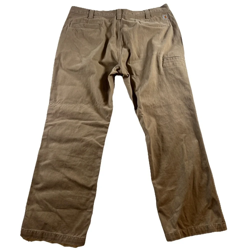 CARHARTT Field Khaki‎ Twill Pants Relaxed Fit 100095-253 Mens Size 40x30 Beige